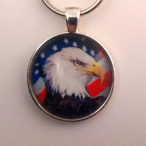 American Eagle,, USA Pendant, American Eagle Flag, Eagle Jewelry.