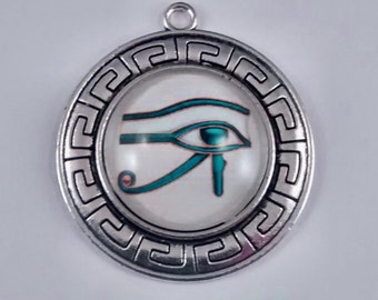 Egyptian  Eye of Horus,  Eye of Ra Pendant, Egyptian Eye of Horus Necklace, Ancient Egyptian Eye of Horus Pendant.