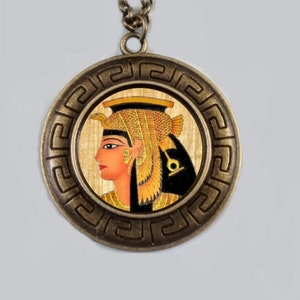Cleopatra Necklace, Cleopatra Jewelry, Cleopatra  Pendant, Egyptian Necklace,