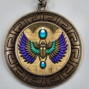 Glass Scarab Pendant 