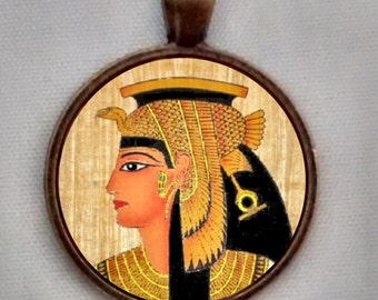 Cleopatra Necklace, Cleopatra Jewelry, Cleopatra  Pendant, Egyptian Necklace.