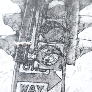Traffic Light - Aqua Tinta Etching