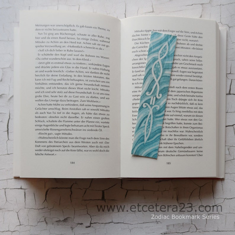 Zodiac sign Gemini 21.05. 20.06. Bookmark Bookmark Aqua Tinta etching Original graphics limited edition image 1