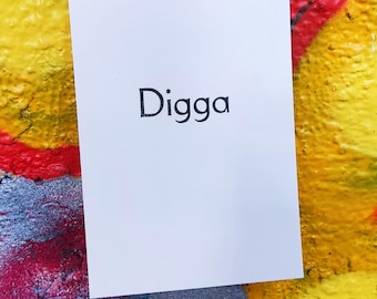 Dude - Youth Words 2026 - hand-printed with antique fonts