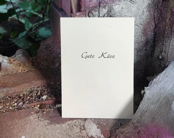 Good cheese - youth words 2026 - hand-printed with antique fonts