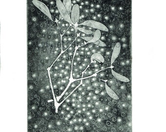 Mistletoe - Etching / Vernis Mou