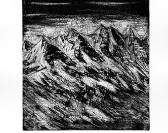 Himalaya - Etching / Aquatint