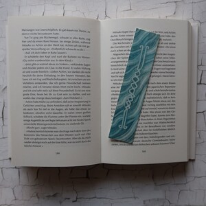 Zodiac sign Aquarius / Aquarius 20.01. 18.02. Bookmark Bookmark Aqua Tinta etching Original graphic limited edition image 3