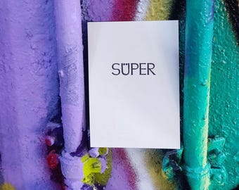 SUPER - Youth Words 2026 - hand-printed with antique fonts