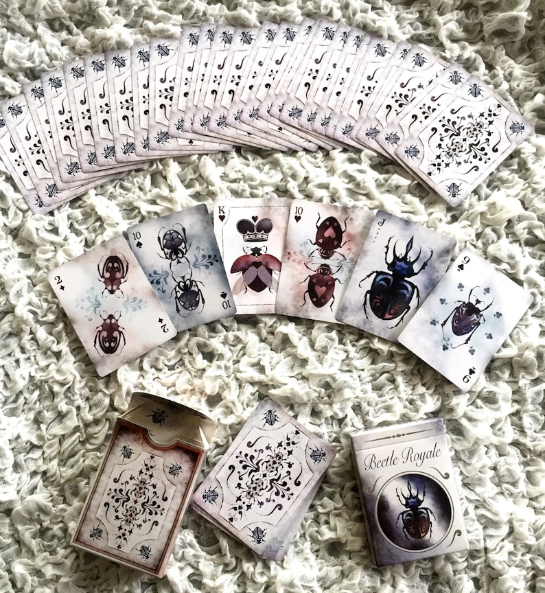 Beetle Playing Cards Set 2 Decks: Beetle Royale Premium Poker Playing Cards image 5