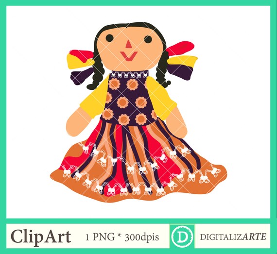 muñeca mexicana png