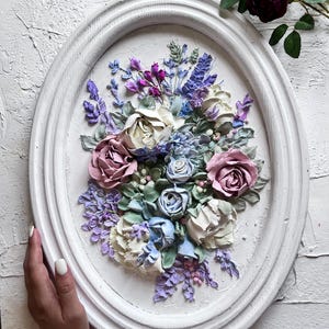 3D Hochzeit Originalgemälde 3D Blumenstrauß Kunst Hochzeitsgeschenk Hochzeitsstrauß vom Foto Blumenmalerei auf Bestellung