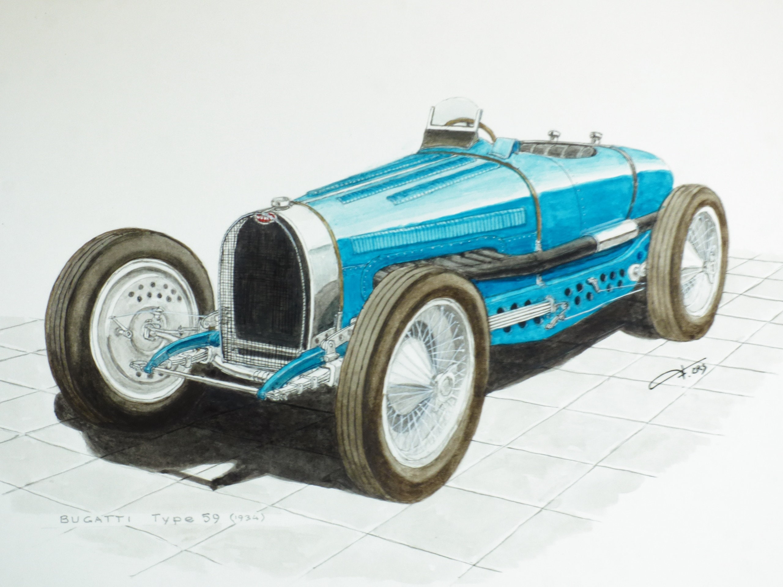 Bugatti type 59 - Etsy 日本