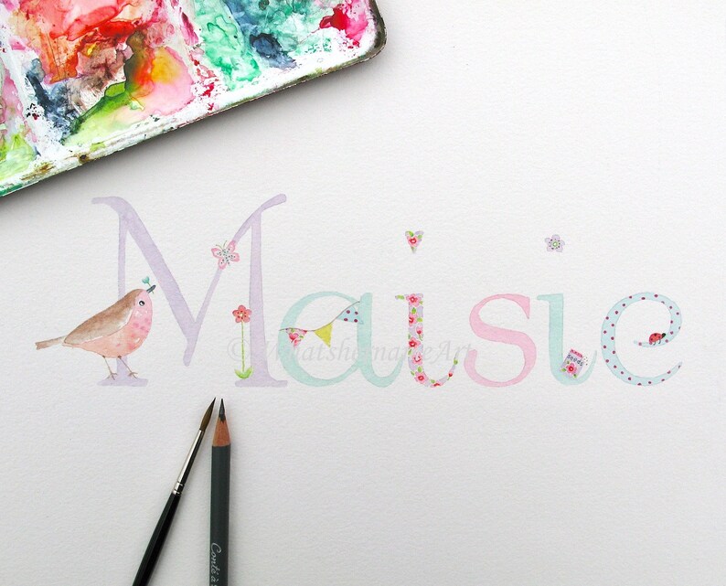 baby name painting ideas