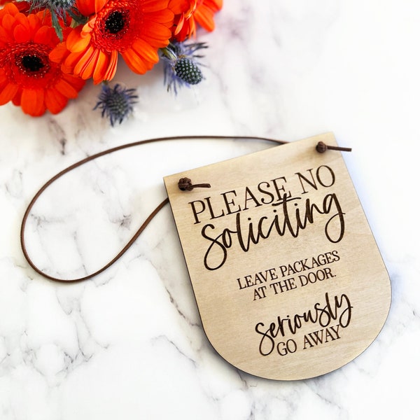 No Soliciting Sign, No Soliciting Door Sign, Do Not Disturb Sign, No Solicitation Sign, No Soliciting, No Strangers Sign, Do Not Disturb