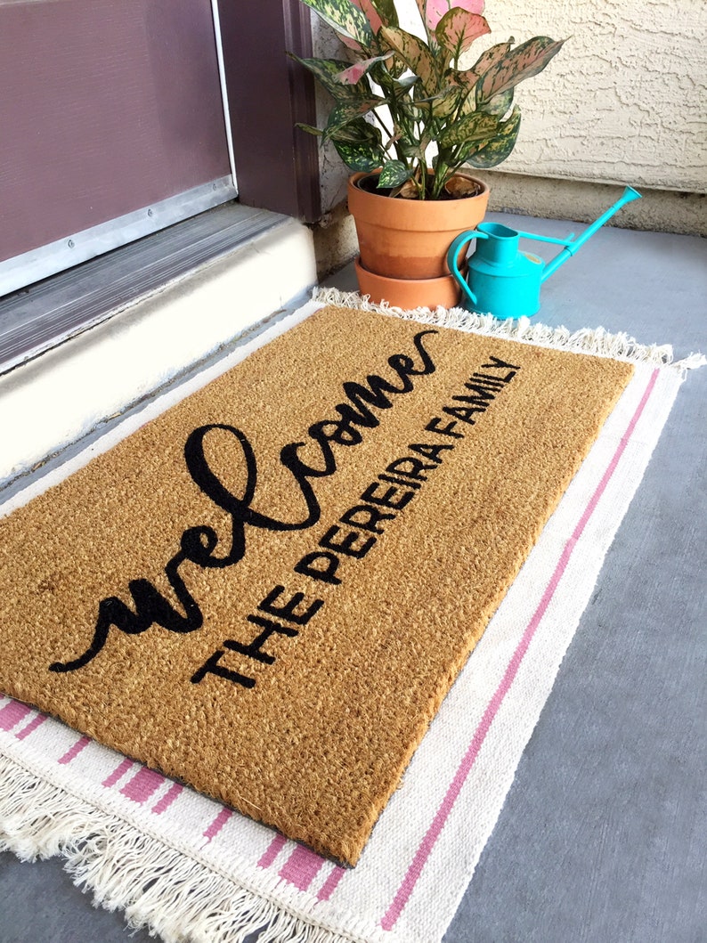 Doormat Custom Door Mat Large Doormat Personalized Doormat Etsy