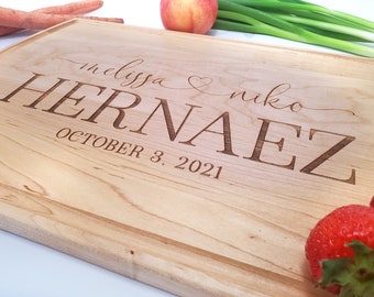 Personalized Cutting Board, Cutting Board, Wedding Gift, Housewarming, Anniversary Gift, Engagement Gift, Cheese Board, Charcuterie Board