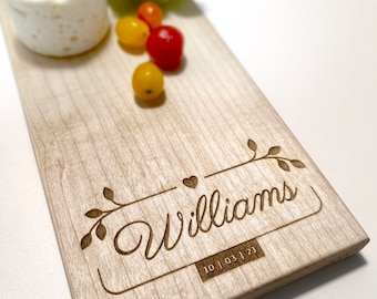 Personalized Cheese Board, Christmas Gift, Gifts for Home, Charcuterie Board, Engagement Gift for Couple, Custom Cutting Board, Wedding