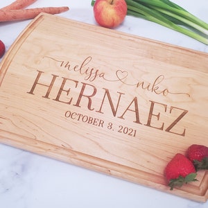 Personalized Cutting Board, Cutting Board, Wedding Gift, Housewarming, Anniversary Gift, Engagement Gift, Cheese Board, Charcuterie Board