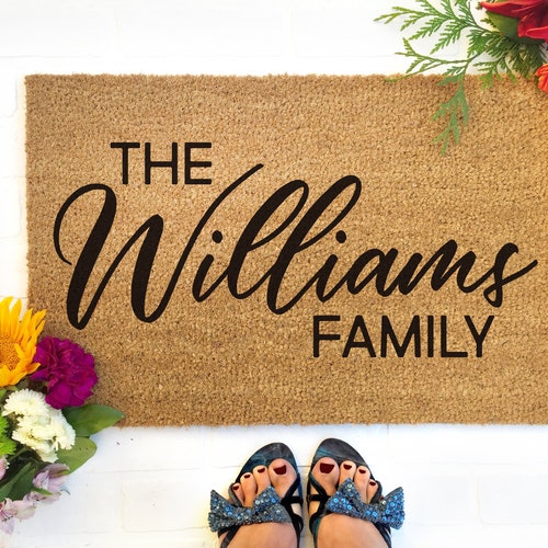 LARGE Custom Doormat Housewarming Gift Closing Gift Etsy