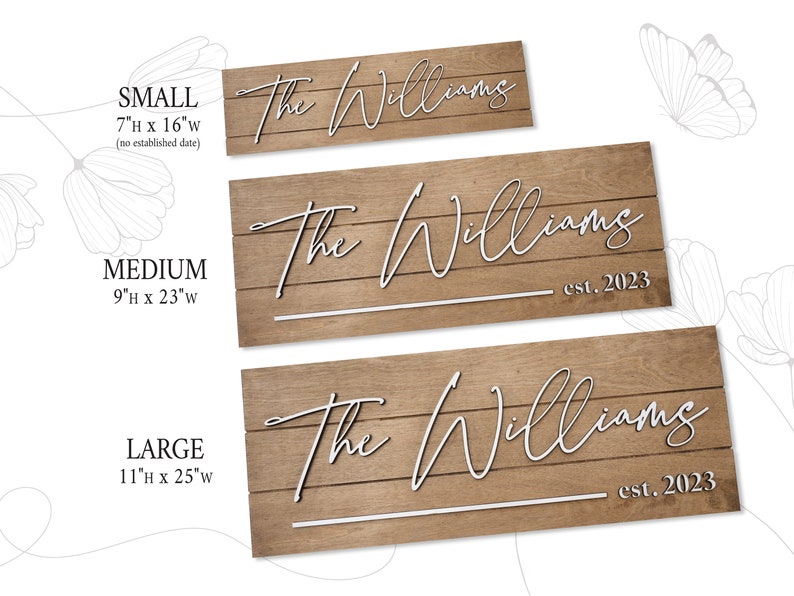Family Last Name Sign, Personalized Wedding Gift, Pallet Sign Style, Farmhouse Decor, Established Sign, Custom Wood Sign, Engagement Gift