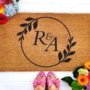 Custom Doormat, Personalized Doormat, Closing Gift, Custom Last Name Doormat, Housewarming Gift, Wedding Gift, Anniversary Gift, Door Mat