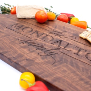 Personalized Charcuterie Board, Engagement Gift, Housewarming Gift, Wedding Gift, Custom Cutting Board, Anniversary, Cheese Board