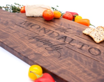 Personalized Charcuterie Board, Engagement Gift, Housewarming Gift, Wedding Gift, Custom Cutting Board, Anniversary, Cheese Board