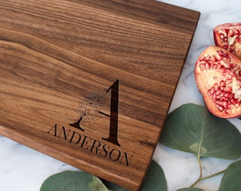 Personalized Cutting Board, Engraved Cutting Board, Wedding Gift, Anniversary Gift, Engagement Gift, Custom Cheese Board, Charcuterie Board