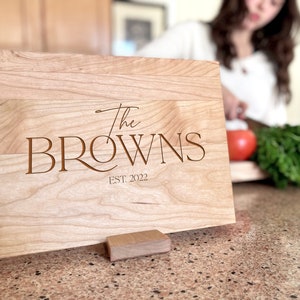 Custom Cutting Board, Personalized Gift, Real Estate Closing, Gift for Her, Gift for Mom, Wedding Gift, Anniversary Gift, Engagement Gift
