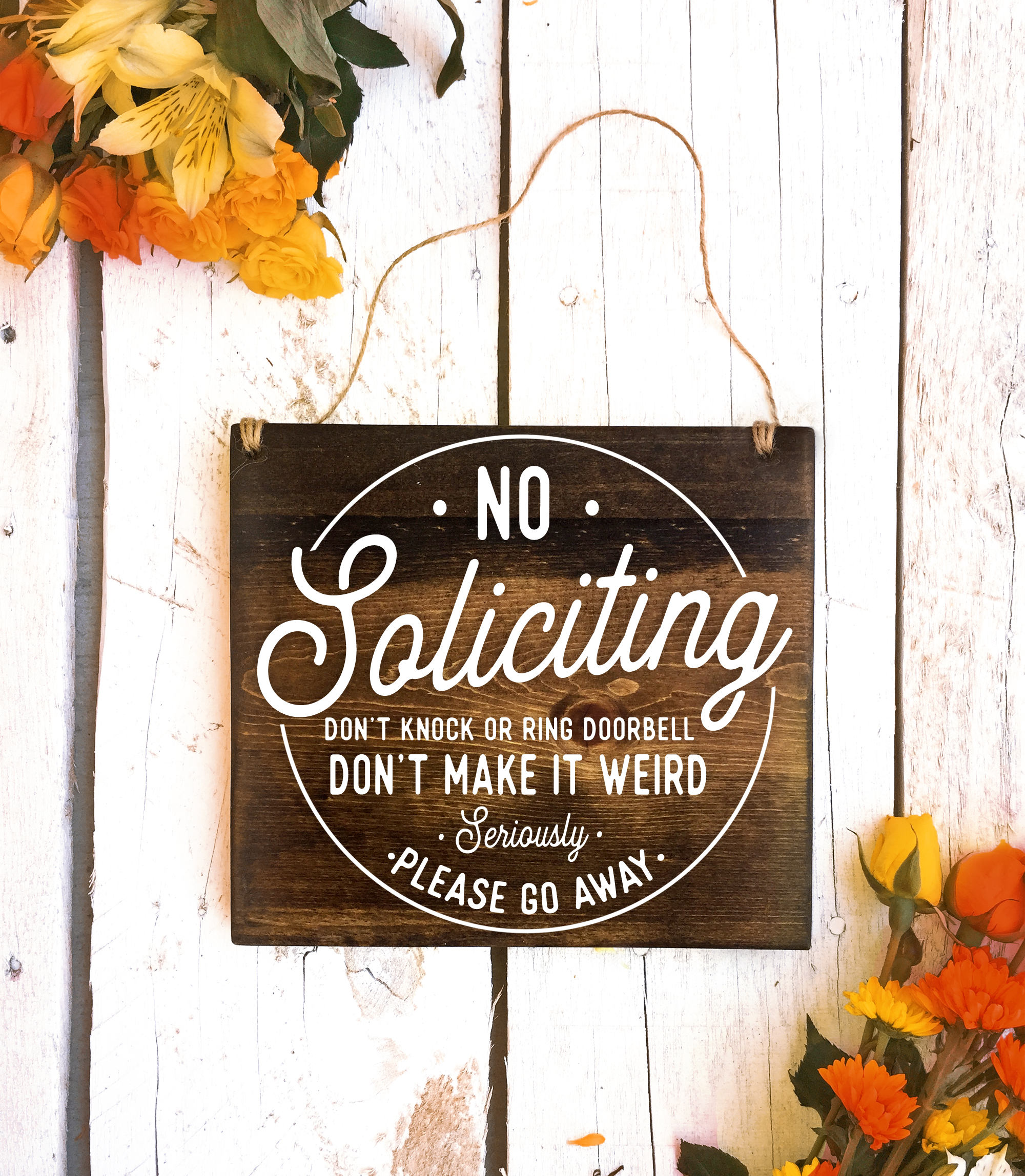 No Soliciting Sign No Soliciting Door Sign Do Not Disturb Etsy
