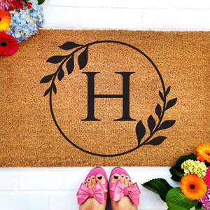 Custom Doormat, Personalized Doormat, Closing Gift, Custom Last Name Doormat, Housewarming Gift, Wedding Gift, Anniversary Gift, Door Mat