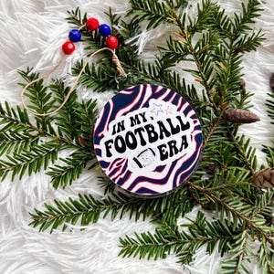 In My Football Era Ornament | Eras Gift | Buffalo Bills Ornament | 3 Inch Clear Acrylic Ornament | Buffalo Bills | Christmas Ornament