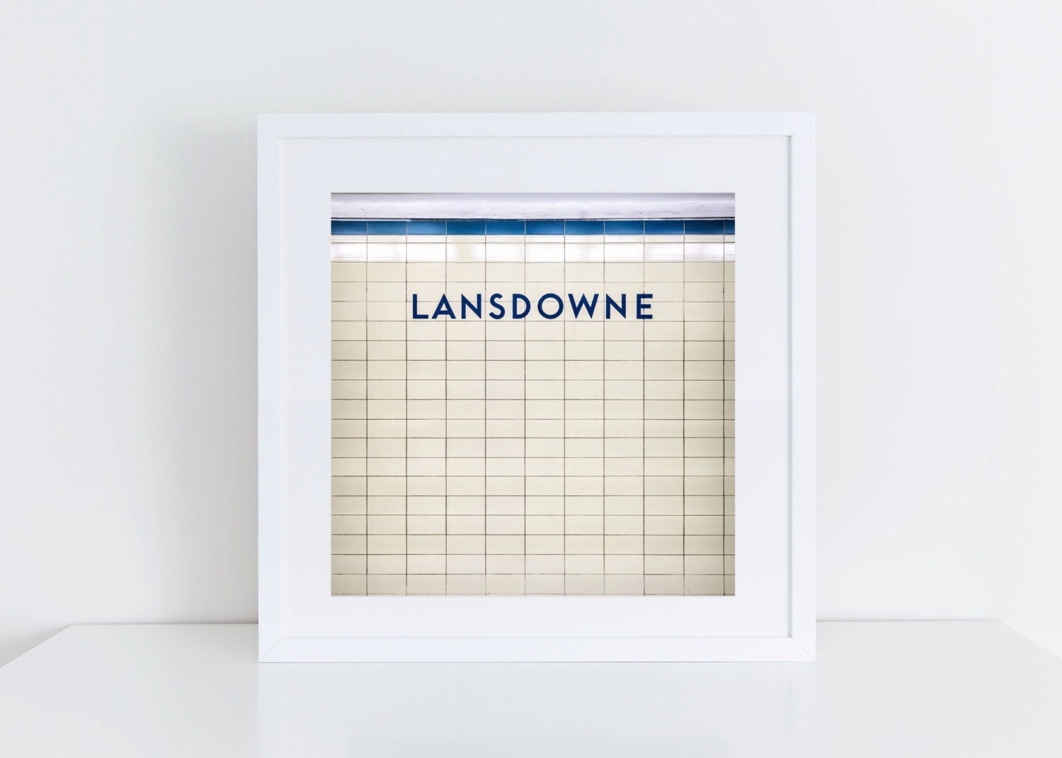 Toronto Art Subway Sign - Lansdowne Station Transit Wall Art - Made in Canada Art, Toronto Photography