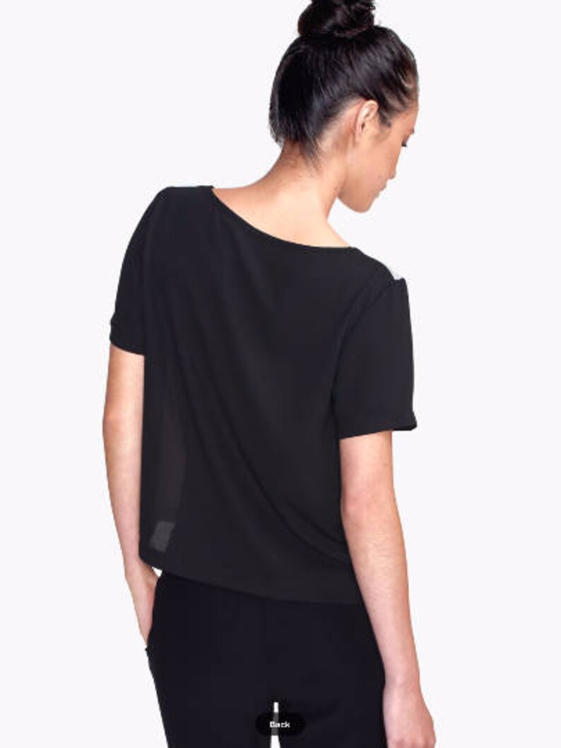 Urban Christmas Gift Streetwear Toronto Subway Downsview Station Women/'s Chiffon Layering Top