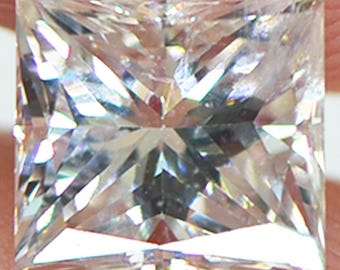 Princess Cut Diamond G Color SI1 Certified 0.99 Carat