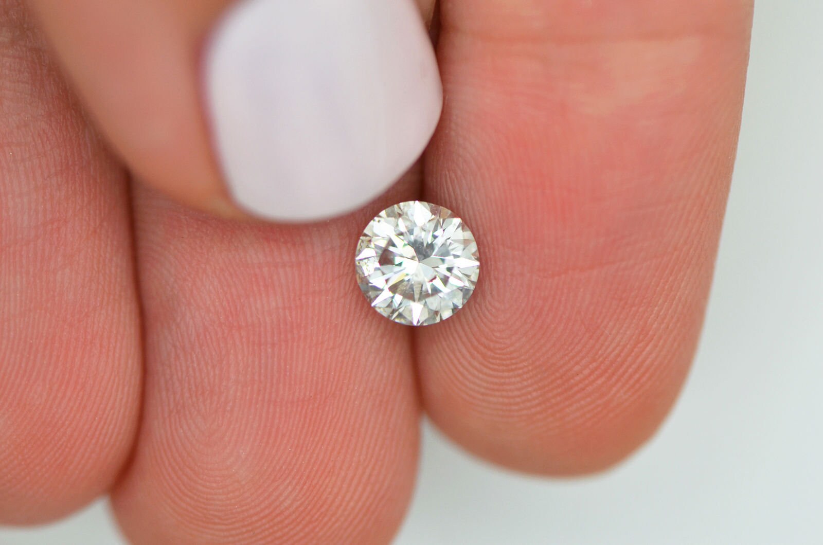 Loose Round Cut Natural Diamond 0.95 Carat D/SI1 Etsy