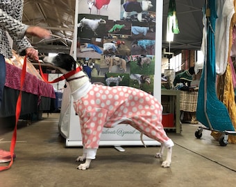 Whippet pajamas (and all dogs under 40lbs)