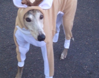 Reindeer Greyhound Costume Reindeer custom sized