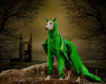 Dragon Greyhound Dragon with wings custom sized