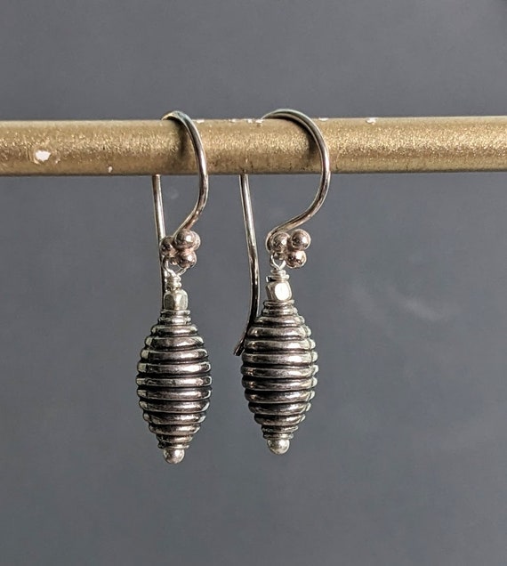 Silver Drop Earrings, Sterling Silver Dangle Earrings, Semicircle Earrings,  Unusual Silver Earrings, Disc Earrings, Silver Jewellery UK - Etsy