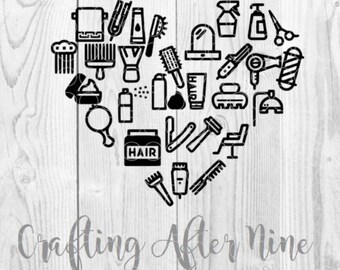 Hair Dryer Ekg Svg Png Dxf Eps Fcm Ai Cut File For Etsy