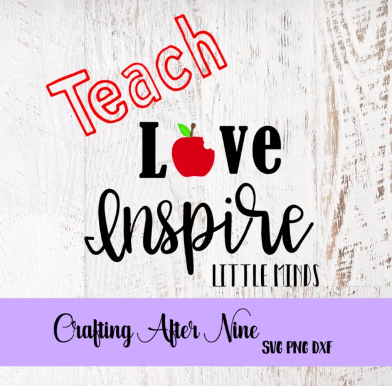 Free Free 277 Teach Love Inspire Svg Etsy SVG PNG EPS DXF File