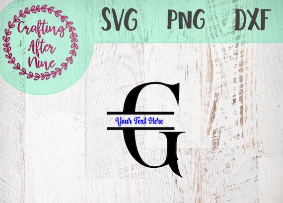Download Split Monogram Font Svg Monogram Letter G Monogram Svg | Etsy