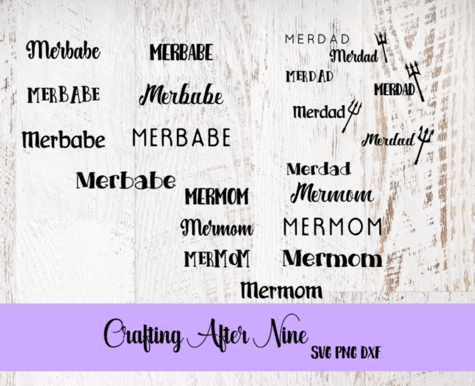 Free Mermaid Family Svg 511 SVG PNG EPS DXF File