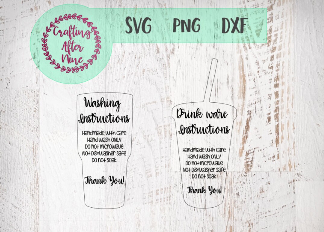 Download Care Card Svg Drinkware Bundle Tumbler Bundle Print and ...
