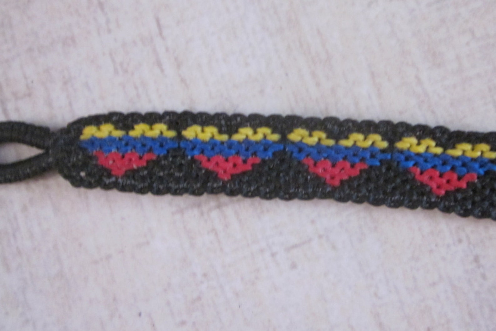 Woven Hearts Friendship Bracelet Hearts Macrame Bracelet Etsy