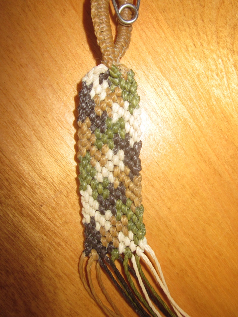 Camoflage Macrame Bracelet Camo Friendship Bracelet Army Woven Etsy