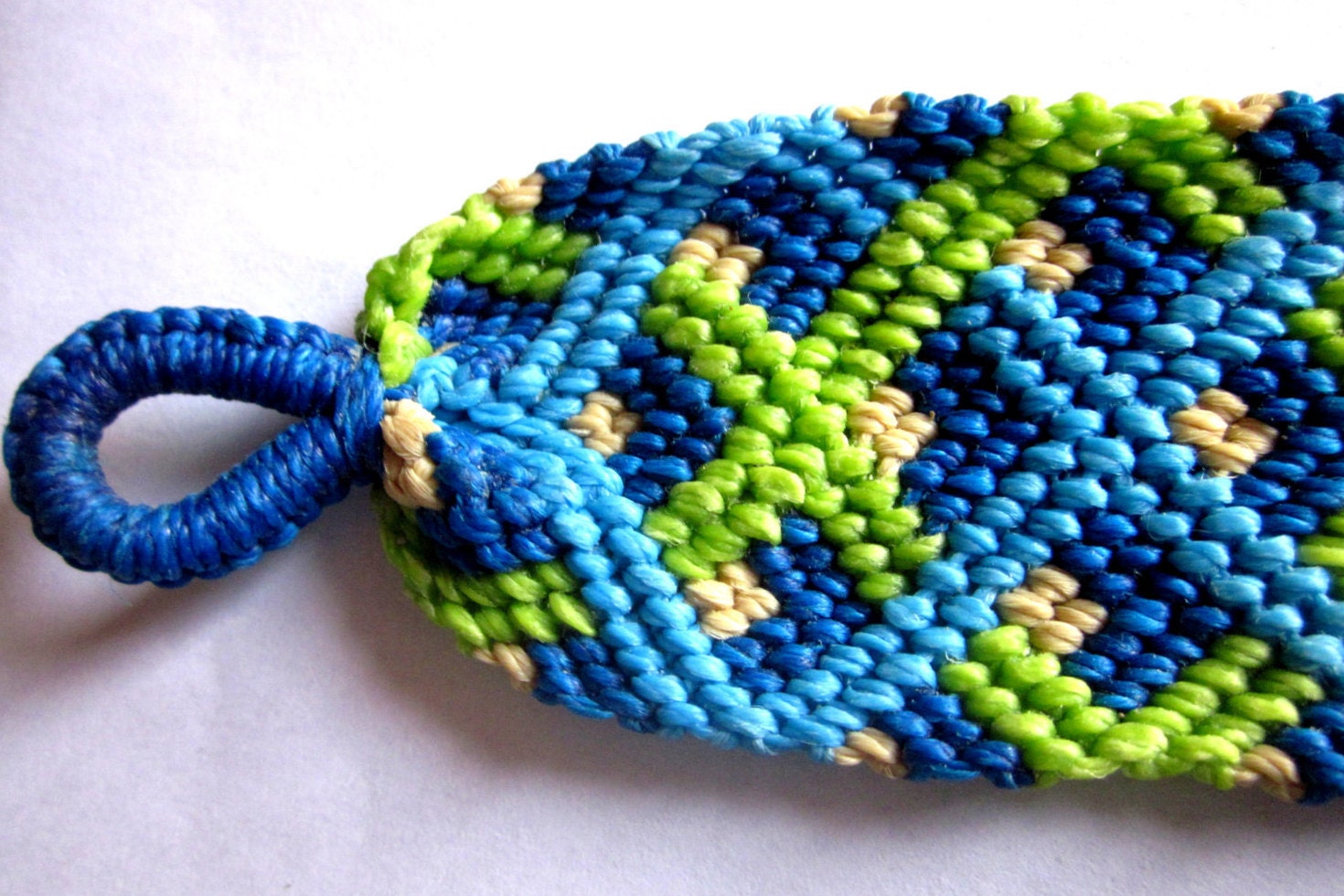weave-friendship-bracelet-multi-color-weave-diamond-pattern-etsy