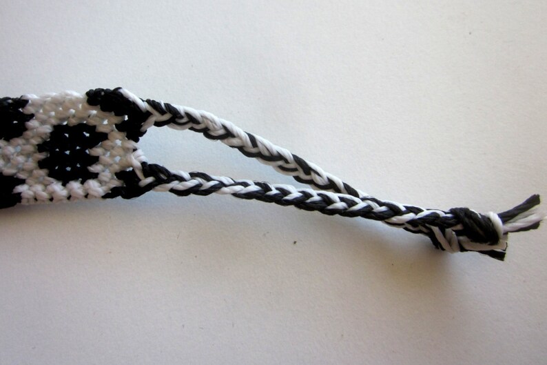 Cow Print Friendship Bracelet Cow Macrame Bracelet Etsy